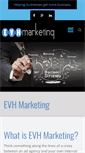 Mobile Screenshot of evhmarketing.com